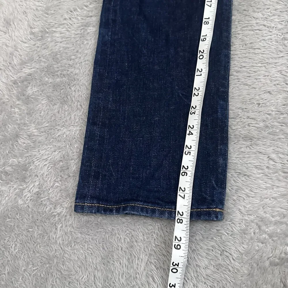 J Crew Selvedge Jeans Men's 32x32 Button Fly Blue Denim 770 Stretch Straight